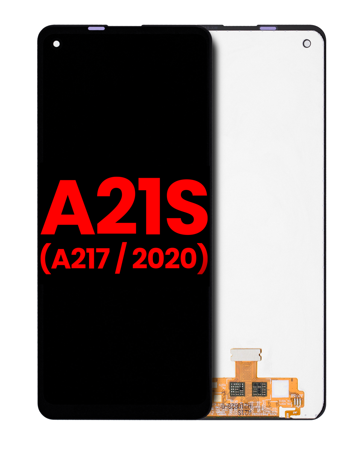 Samsung Galaxy A21 İle Uyumlu Çerçevesiz ekran LCD Ekranı s (A217 2020) (Tüm Renkler)