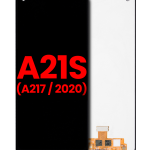 Samsung Galaxy A21 İle Uyumlu Çerçevesiz ekran LCD Ekranı s (A217 2020) (Tüm Renkler)
