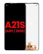 Samsung Galaxy A21 İle Uyumlu Çerçevesiz ekran LCD Ekranı s (A217 2020) (Tüm Renkler)