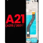 Samsung Galaxy A21 İle Uyumlu İçin Çerçeveli ekran (A215 2020) (Aftermarket Plus)  LCD Ekranı Uyumlu