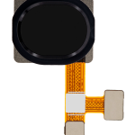 Samsung Galaxy A21 İle Uyumlu İçin Flex (A215 2020) (Siyah)  Kablolu Parmak İzi Okuyucu Uyumlu