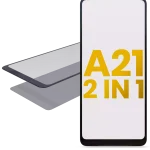 Samsung Galaxy A21 İle Uyumlu İçin OCA (A215 2020)  Uyumlu 2'si 1 Arada Ön Cam