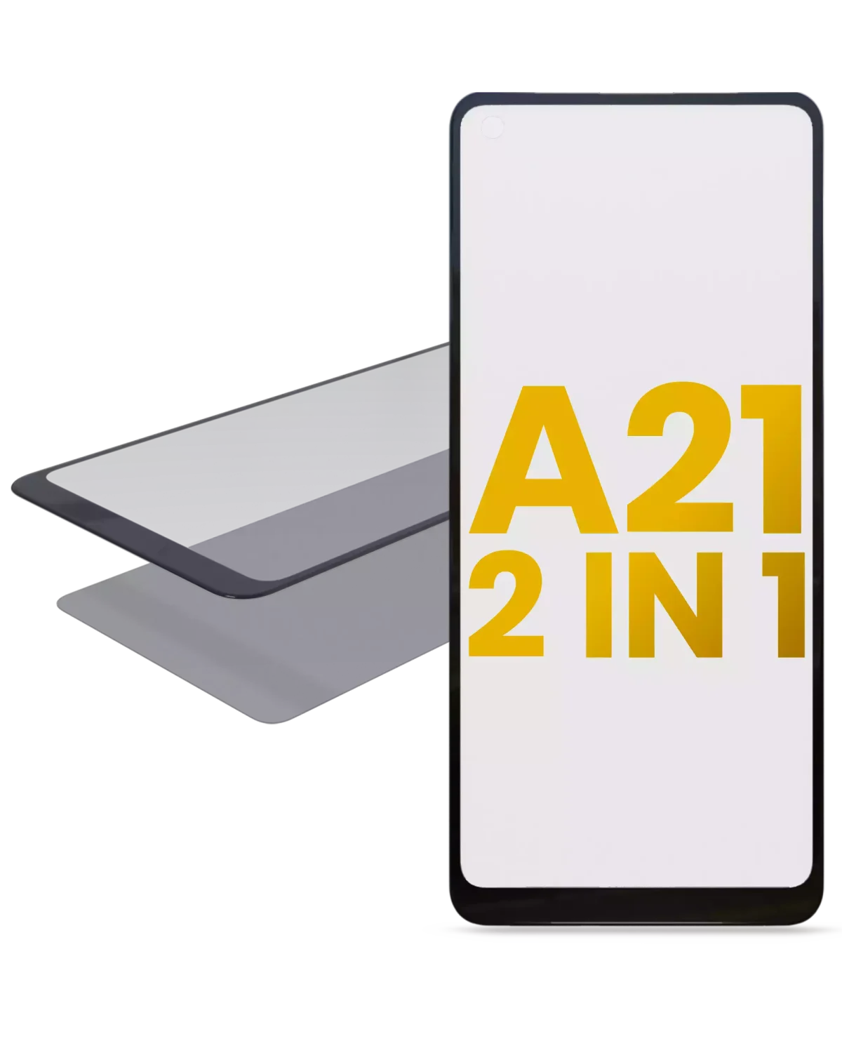 Samsung Galaxy A21 İle Uyumlu İçin OCA (A215 2020)  Uyumlu 2'si 1 Arada Ön Cam - Görsel 6