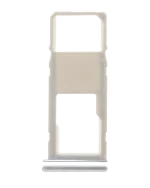 Samsung Galaxy A21 İle Uyumlu Tek Sim Kart Tepsisi (A215 2020) (Bulut Beyazı)