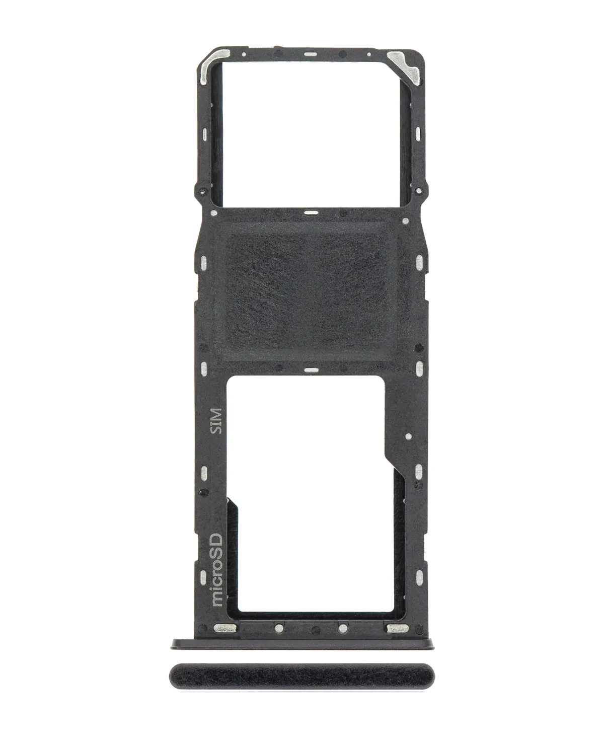 Samsung Galaxy A21 İle Uyumlu Tek Sim Kart Tepsisi (A215 2020) (Kozmik Gri)