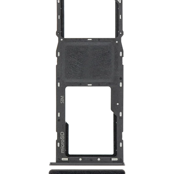 Samsung Galaxy A21 İle Uyumlu Tek Sim Kart Tepsisi (A215 2020) (Kozmik Gri)