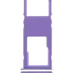 Samsung Galaxy A21 İle Uyumlu Tek Sim Kart Tepsisi (A215 2020) (Mor)