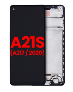 Samsung Galaxy A21 s İle Uyumlu İçin Çerçeveli ekran (A217 2020) (Aftermarket Plus) (Tüm Renkler)