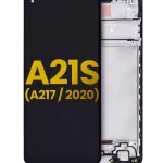 Samsung Galaxy A21 s İle Uyumlu İçin Çerçeveli ekran (A217 2020) Orijinal (Tüm Renkler)  LCD Ekranı Uyumlu