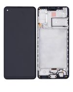 Samsung Galaxy A21 s İle Uyumlu İçin Çerçeveli ekran (A217 2020) (Service Pack) (Siyah)  LCD Ekranı - Görsel 2
