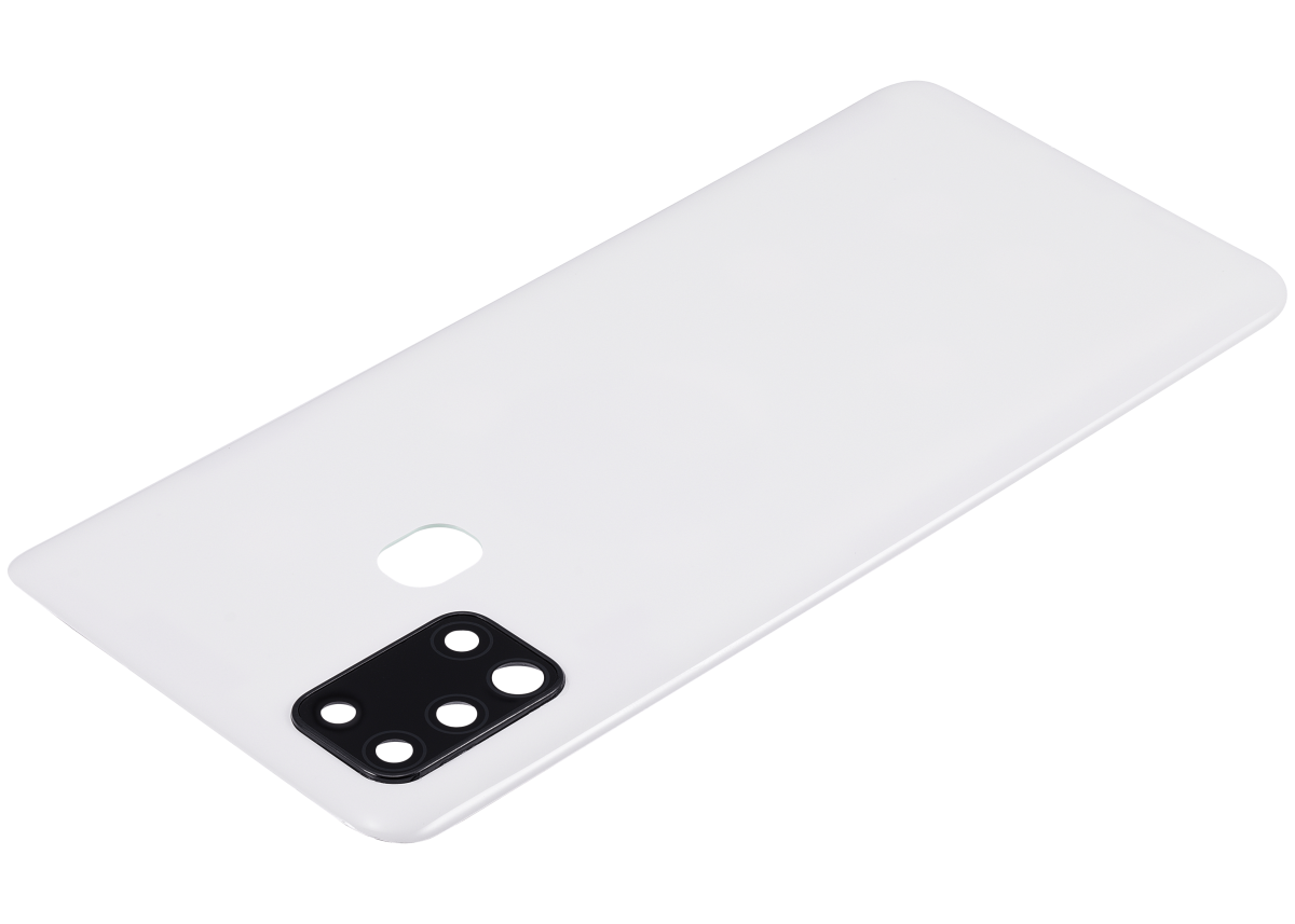 Samsung Galaxy A21s Arka İle Uyumlu Kapak Cam Kamera Lensli S (A217 2020) (Aftermarket Plus) (Beyaz) - Görsel 5