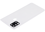Samsung Galaxy A21s Arka İle Uyumlu Kapak Cam Kamera Lensli S (A217 2020) (Aftermarket Plus) (Beyaz) - Görsel 5