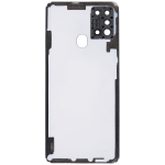 Samsung Galaxy A21s Arka İle Uyumlu Kapak Cam Kamera Lensli S (A217 2020) (Aftermarket Plus) (Kırmızı) - Görsel 4