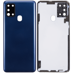 Samsung Galaxy A21s Arka İle Uyumlu Kapak Cam Kamera Lensli S (A217 2020) (Aftermarket Plus) (Mavi) - Görsel 2