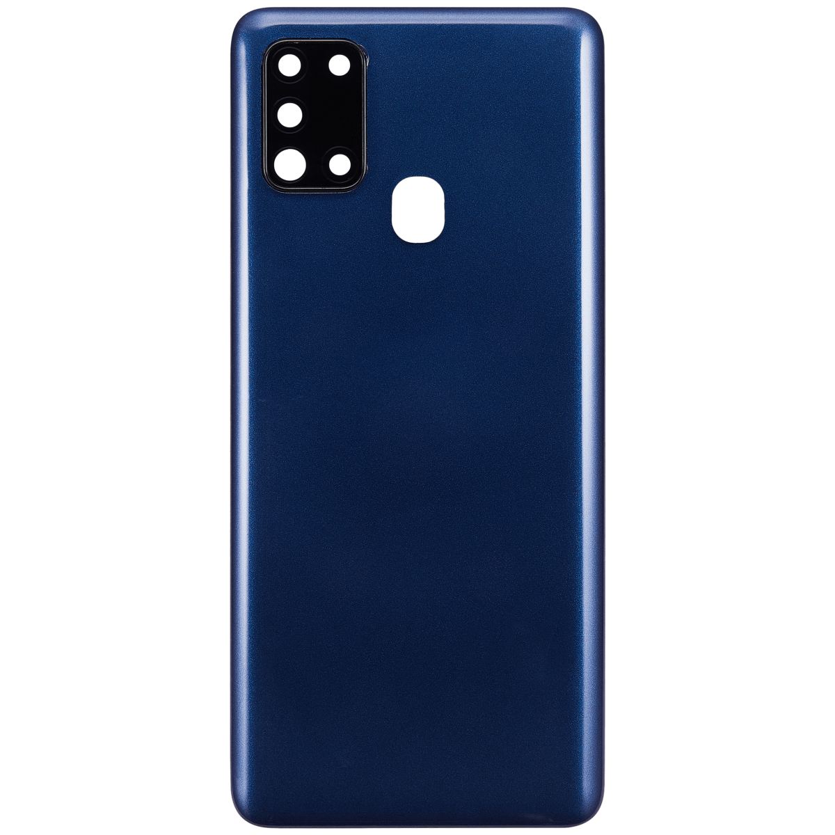 Samsung Galaxy A21s Arka İle Uyumlu Kapak Cam Kamera Lensli S (A217 2020) (Aftermarket Plus) (Mavi) - Görsel 3