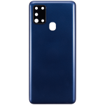 Samsung Galaxy A21s Arka İle Uyumlu Kapak Cam Kamera Lensli S (A217 2020) (Aftermarket Plus) (Mavi) - Görsel 3