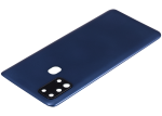 Samsung Galaxy A21s Arka İle Uyumlu Kapak Cam Kamera Lensli S (A217 2020) (Aftermarket Plus) (Mavi) - Görsel 5