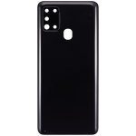 Samsung Galaxy A21s Arka İle Uyumlu Kapak Cam Kamera Lensli S (A217 2020) (Aftermarket Plus) (Siyah) - Görsel 3