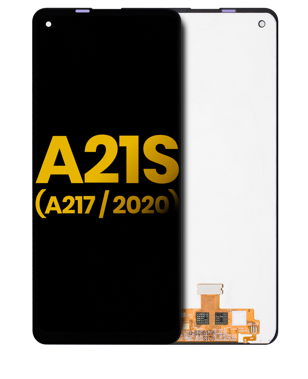 Samsung Galaxy A21s İle Uyumlu Çerçevesiz ekran LCD Ekranı  (A217 2020) Orijinal (Tüm Renkler)