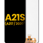 Samsung Galaxy A21s İle Uyumlu Çerçevesiz ekran LCD Ekranı  (A217 2020) Orijinal (Tüm Renkler)