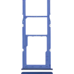 Samsung Galaxy A21s İle Uyumlu Çift Sim Kart Tepsisi S (A217 2020) (Mavi)