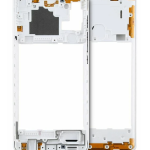 Samsung Galaxy A21s İle Uyumlu  Orta Çerçeve Kasası (A217 2020) (Beyaz)