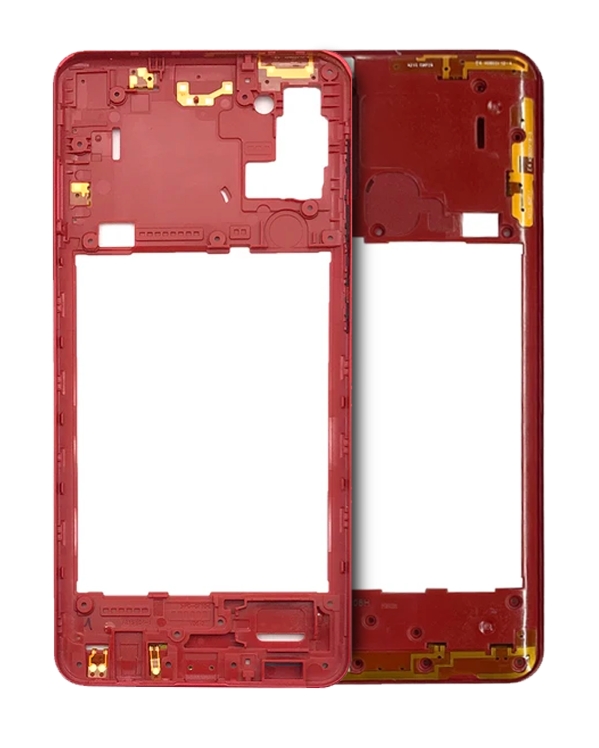 Samsung Galaxy A21s İle Uyumlu  Orta Çerçeve Kasası (A217 2020) (Kırmızı)