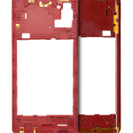 Samsung Galaxy A21s İle Uyumlu  Orta Çerçeve Kasası (A217 2020) (Kırmızı)