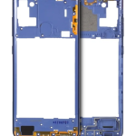 Samsung Galaxy A21s İle Uyumlu  Orta Çerçeve Kasası (A217 2020) (Mavi)