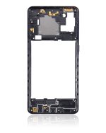 Samsung Galaxy A21s İle Uyumlu  Orta Çerçeve Kasası (A217 2020) (Siyah) - Görsel 4