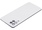 Samsung Galaxy A22 4G İle Uyumlu Arka Kapak Cam Kamera Lensli (A225 2021) (Aftermarket Plus) (Beyaz) - Görsel 5