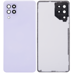 Samsung Galaxy A22 4G İle Uyumlu Arka Kapak Cam Kamera Lensli (A225 2021) (Aftermarket Plus) (Menekşe) - Görsel 2