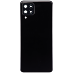 Samsung Galaxy A22 4G İle Uyumlu Arka Kapak Cam Kamera Lensli (A225 2021) (Aftermarket Plus) (Siyah) - Görsel 3