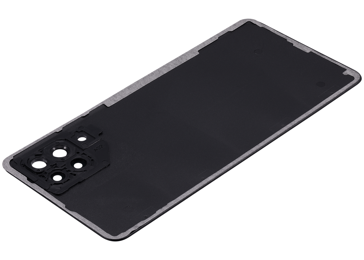 Samsung Galaxy A22 4G İle Uyumlu Arka Kapak Cam Kamera Lensli (A225 2021) (Aftermarket Plus) (Siyah) - Görsel 6