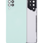 Samsung Galaxy A22 4G İle Uyumlu Arka Kapak Camı Kamera Lensi (A225 2021) (Aftermarket Plus) (Nane)