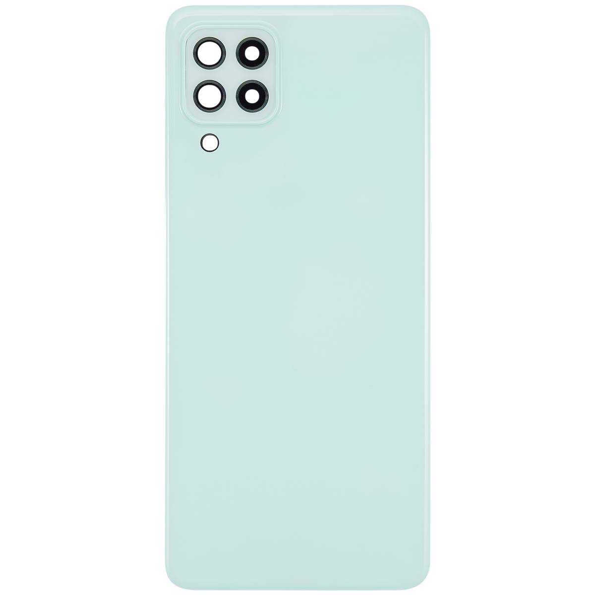 Samsung Galaxy A22 4G İle Uyumlu Arka Kapak Camı Kamera Lensi (A225 2021) (Aftermarket Plus) (Nane) - Görsel 3