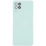 Samsung Galaxy A22 4G İle Uyumlu Arka Kapak Camı Kamera Lensi (A225 2021) (Aftermarket Plus) (Nane) - Görsel 3