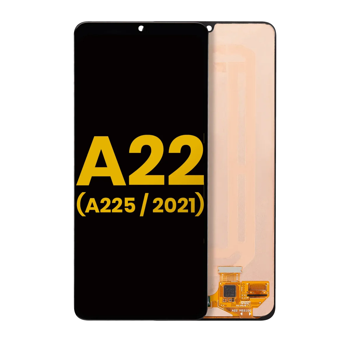 Samsung Galaxy A22 4G İle Uyumlu Çerçevesiz ekran Orijinal Ekranı (A225 2021) Orijinal (Tüm Renkler)