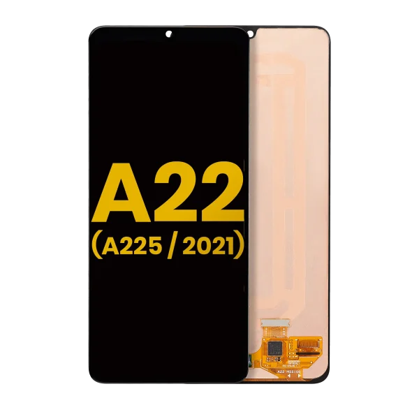 Samsung Galaxy A22 4G İle Uyumlu Çerçevesiz ekran Orijinal Ekranı (A225 2021) Orijinal (Tüm Renkler)