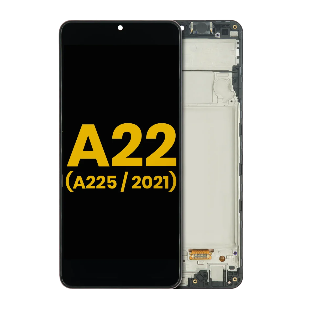 Samsung Galaxy A22 4G İle Uyumlu İçin Çerçeveli ekran (A225 2021) Orijinal (Tüm Renkler)  Orijinal Ekranı - Görsel 2