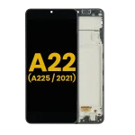 Samsung Galaxy A22 4G İle Uyumlu İçin Çerçeveli ekran (A225 2021) Orijinal (Tüm Renkler)  Orijinal Ekranı - Görsel 2