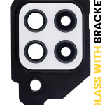 Samsung Galaxy A22 4G İle Uyumlu Kamera Camı Set Full (A225 2021) (Beyaz)