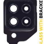 Samsung Galaxy A22 4G İle Uyumlu Kamera Camı Set Full (A225 2021) (Siyah)