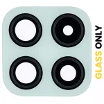 Samsung Galaxy A22 5G İle Uyumlu Arka Kamera Lensi (Sadece Cam) Yapışkanlı (A226 2021) (Nane)