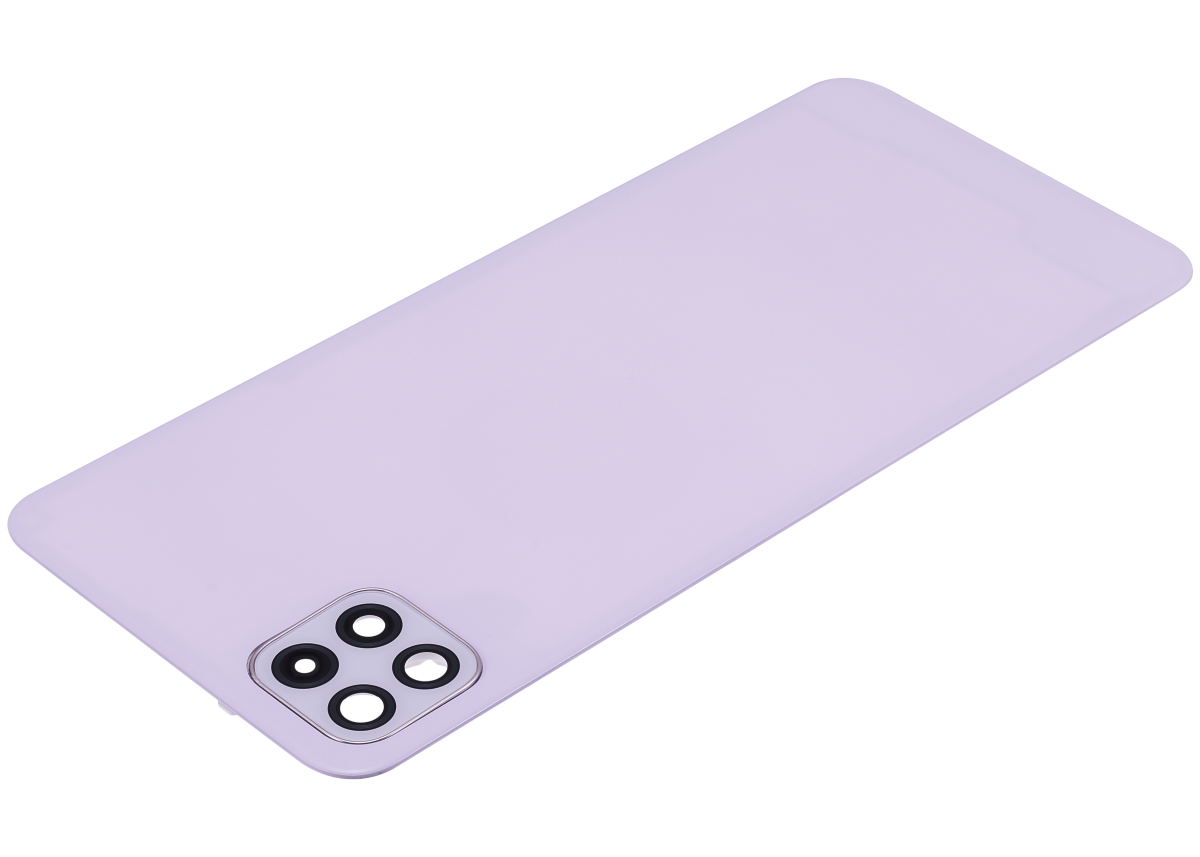 Samsung Galaxy A22 5G İle Uyumlu Arka Kapak Cam Kamera Lensli (A226 2021) (Aftermarket Plus) (Menekşe) - Görsel 5