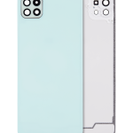 Samsung Galaxy A22 5G İle Uyumlu Arka Kapak Cam Kamera Lensli (A226 2021) (Aftermarket Plus) (Nane)