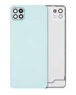 Samsung Galaxy A22 5G İle Uyumlu Arka Kapak Cam Kamera Lensli (A226 2021) (Aftermarket Plus) (Nane)