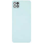 Samsung Galaxy A22 5G İle Uyumlu Arka Kapak Cam Kamera Lensli (A226 2021) (Aftermarket Plus) (Nane) - Görsel 3