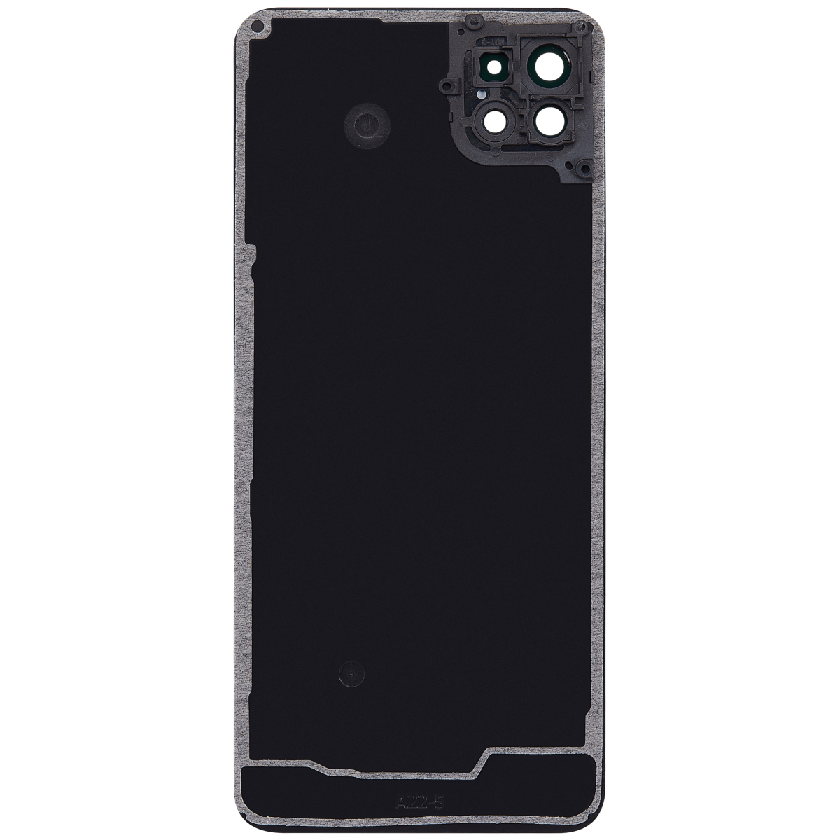 Samsung Galaxy A22 5G İle Uyumlu Arka Kapak Cam Kamera Lensli (A226 2021) (Aftermarket Plus) (Siyah) - Görsel 4
