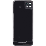 Samsung Galaxy A22 5G İle Uyumlu Arka Kapak Cam Kamera Lensli (A226 2021) (Aftermarket Plus) (Siyah) - Görsel 4